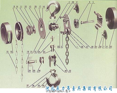 手拉葫芦结构图